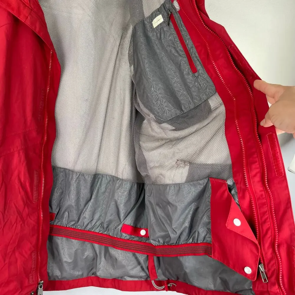 The North Face Hyvent Red Full Zip Men's Jacket Snowboard Men's XL